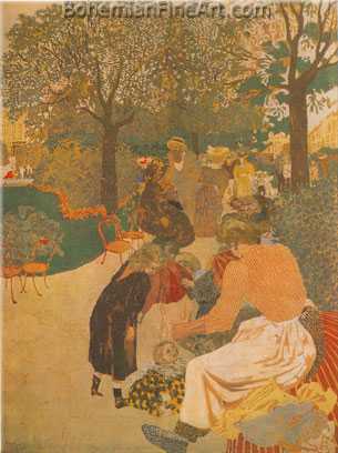 Edouard Vuillard, The Park Fine Art Reproduction Oil Painting