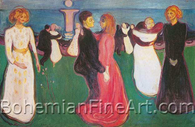 Edvard Munch, The Dance of Life Fine Art Reproduction Oil Painting