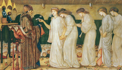 Edward Burne-Jones, Princess Sabra Drawing the Lot Fine Art Reproduction Oil Painting