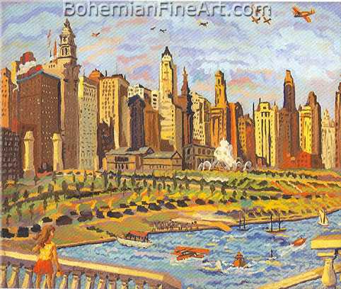 Emil Armin, Towers Fine Art Reproduction Oil Painting