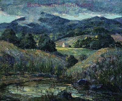 Ernest Lawson, Approaching Storm Fine Art Reproduction Oil Painting