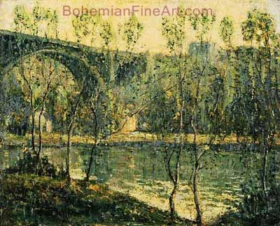 Ernest Lawson, Spring Morning Fine Art Reproduction Oil Painting