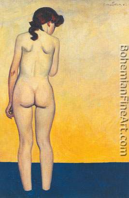 Felix Vallotton, Adolescent Entering the Water Fine Art Reproduction Oil Painting