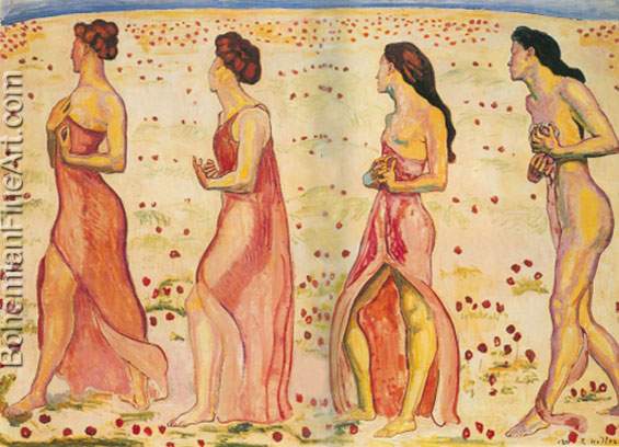 Ferdinand Hodler, Sentiment Fine Art Reproduction Oil Painting
