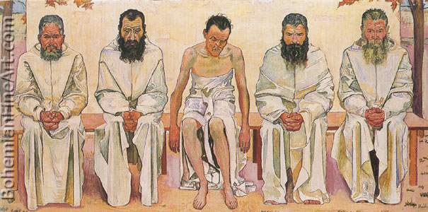 Ferdinand Hodler, Weary of Life Fine Art Reproduction Oil Painting