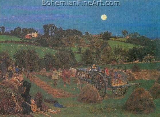 Ford Maddox Brown, The Hayfield Fine Art Reproduction Oil Painting