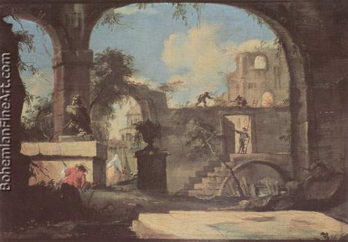 Francesco Guardi, Caprice II Fine Art Reproduction Oil Painting