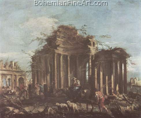 Francesco Guardi, Caprice Fine Art Reproduction Oil Painting