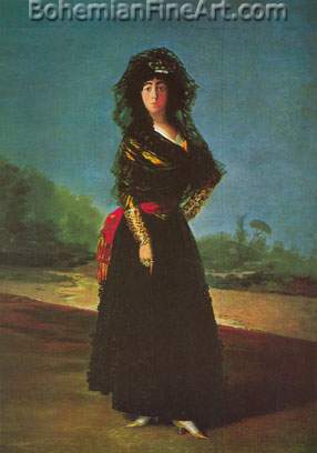 Francisco de Goya, Portrait of the Duchess Alba Fine Art Reproduction Oil Painting