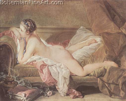 Francois Boucher, Nude Girl Fine Art Reproduction Oil Painting