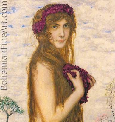 Franz Von Struck, Spring Fine Art Reproduction Oil Painting