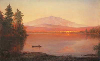 Frederic Edwin Church, Mount Katahdin from Millinocket Camp Fine Art Reproduction Oil Painting