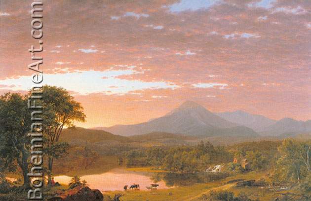Frederic Edwin Church, Mount Ktaadn Fine Art Reproduction Oil Painting