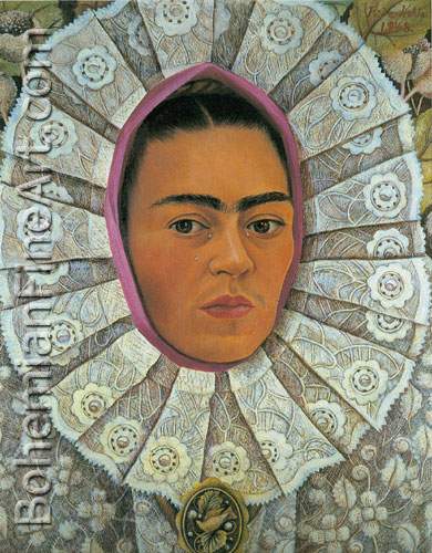 Frida Kahlo, Self-Portrait Fine Art Reproduction Oil Painting