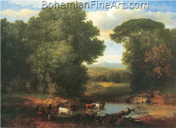 George Innes, A Bit of the Roman Aqueduct Fine Art Reproduction Oil Painting