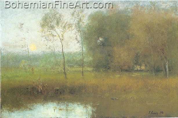 George Innes, Summer+ Montclair Fine Art Reproduction Oil Painting