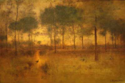 George Innes, The Home of the Heron Fine Art Reproduction Oil Painting