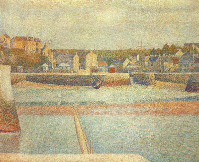 Georges Seurat, Port-en-Bessin+ Outer Harbour Fine Art Reproduction Oil Painting