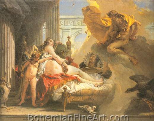 Giovanni Battista Tiepolo, Jupiter and Danae Fine Art Reproduction Oil Painting