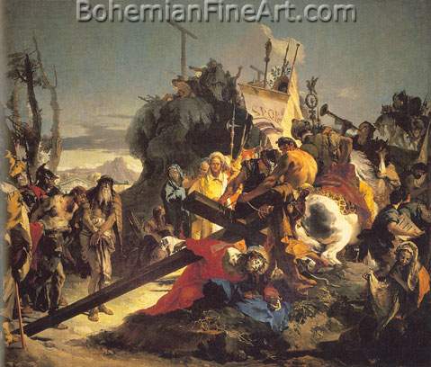Giovanni Battista Tiepolo, The Way to Calvary Fine Art Reproduction Oil Painting