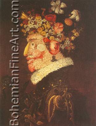 Giuseppe Acrimboldo, Spring Fine Art Reproduction Oil Painting