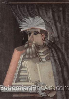Giuseppe Acrimboldo, The Librarian Fine Art Reproduction Oil Painting