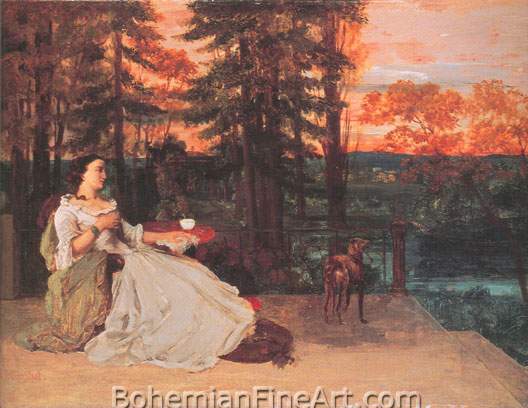 Gustave Courbet, The Lady of Frankfurt Fine Art Reproduction Oil Painting