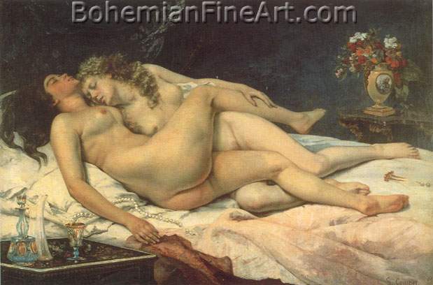Gustave Courbet, The Sleepers Fine Art Reproduction Oil Painting