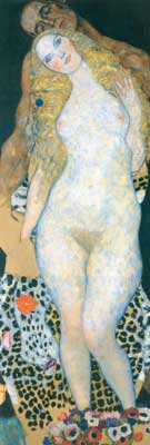 Gustave Klimt, Adam and Eve Fine Art Reproduction Oil Painting
