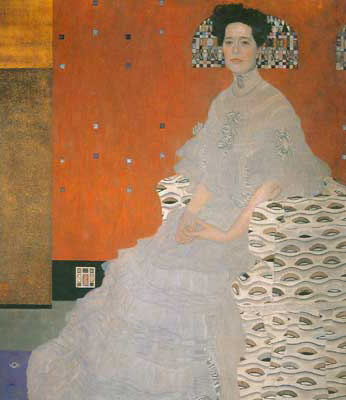 Gustave Klimt, Portrait of Fritza Riedler Fine Art Reproduction Oil Painting