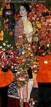 Gustave Klimt, The Dancer Fine Art Reproduction Oil Painting