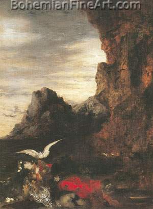 Gustave Moreau, The Death of Sappho Fine Art Reproduction Oil Painting