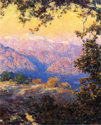 Guy Rose, Sunset in the High Sierras Fine Art Reproduction Oil Painting