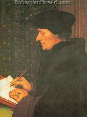 Hans the Elder Holbein, Erasmus Fine Art Reproduction Oil Painting