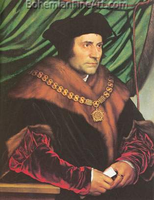 Hans the Elder Holbein, Sir Thomas More Fine Art Reproduction Oil Painting