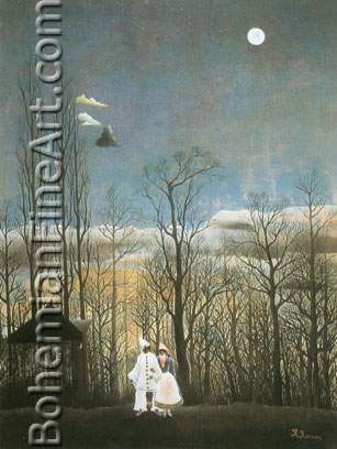 Henri Rousseau, A Carnival Evening Fine Art Reproduction Oil Painting