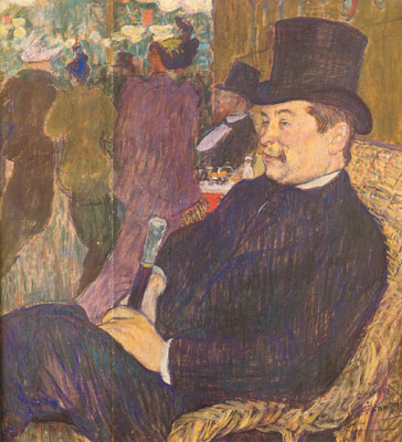 Henri Toulouse-Lautrec, M Delaporte at the Jardin de Paris Fine Art Reproduction Oil Painting