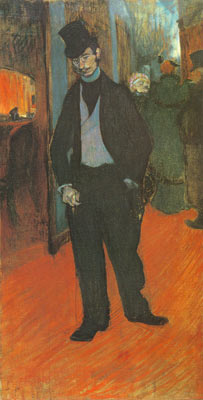 Henri Toulouse-Lautrec, Portrait of Gabriel Tapie de Celeyran Fine Art Reproduction Oil Painting