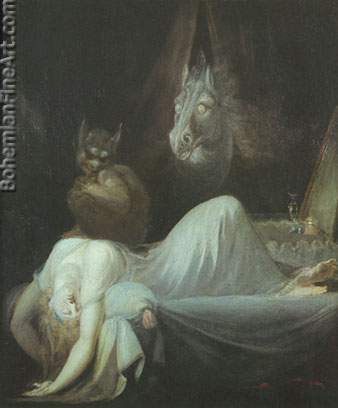 Henry Fuseli, The Nightmare Fine Art Reproduction Oil Painting