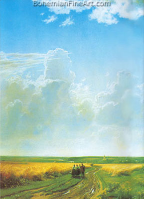 Ivan Shiskin, Midday on the Environs of Moscow Fine Art Reproduction Oil Painting