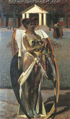 Jacek Malczewski, Thanatos Fine Art Reproduction Oil Painting
