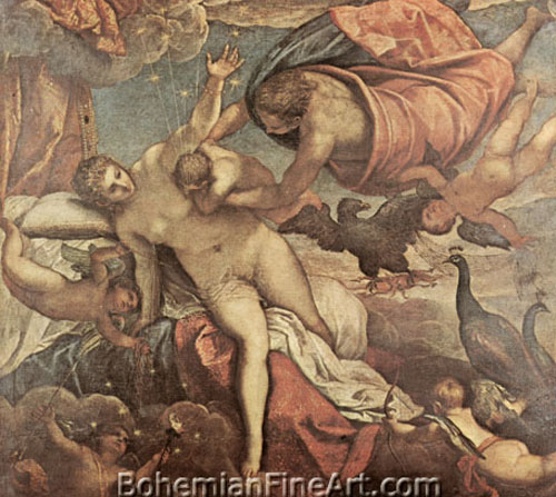 Jacopo Tintoretto, The Origin of the Milky Way Fine Art Reproduction Oil Painting