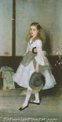 James Abbot McNeil Whistler, Miss Cicely Alexander Fine Art Reproduction Oil Painting