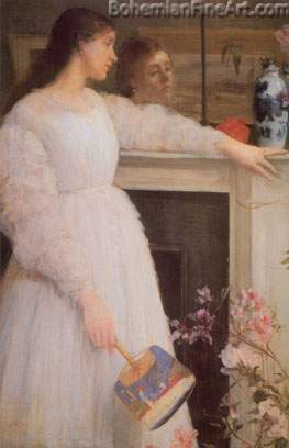 James Abbot McNeil Whistler, Symphony in White Fine Art Reproduction Oil Painting