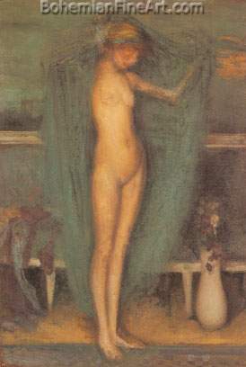 James Abbot McNeil Whistler, The Litle Girl in Blue Fine Art Reproduction Oil Painting