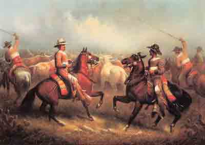 James Walker, California Vaqueros Fine Art Reproduction Oil Painting