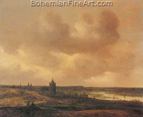 Jan Van Goyen, View of Arnhem Fine Art Reproduction Oil Painting