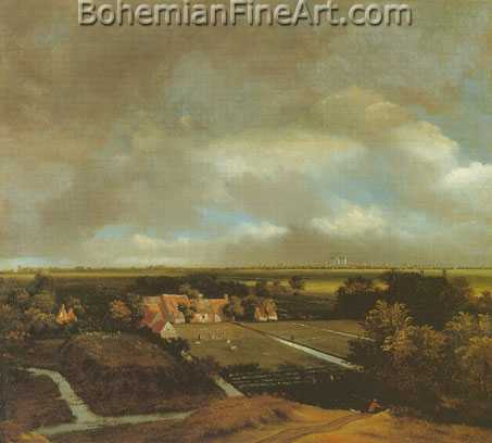 Jan Van Kessel, View of Harlem Fine Art Reproduction Oil Painting