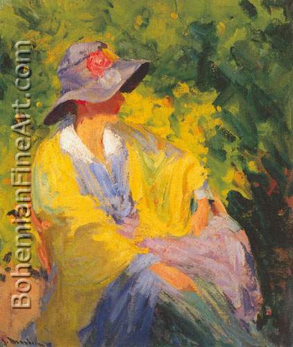 Jean Mannheim, Study in Sunlight Fine Art Reproduction Oil Painting