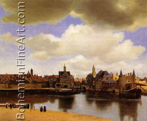 Johannes Vermeer, View of Delft Fine Art Reproduction Oil Painting